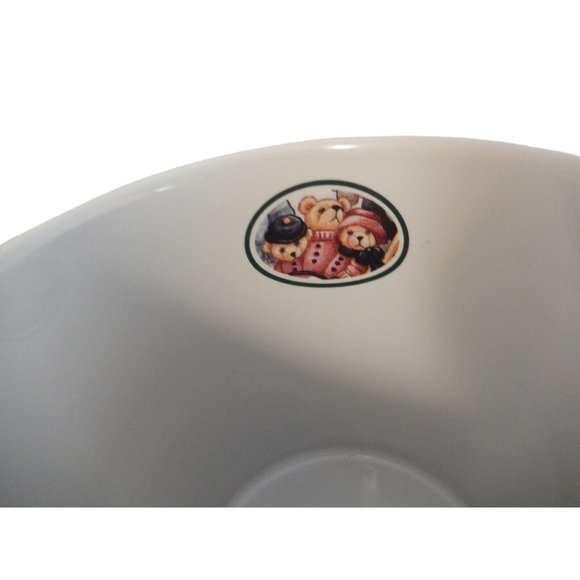 Lang Wise Teddy's Swan Sleigh Mug Cup 1997 Christmas Bears Artist Nita Showers - Picture 4 of 9